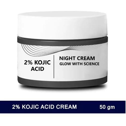 Say Goodbye to Dark Spots & Achieve Radiant, Even-Toned Skin with Our Advanced Kojic Acid Night Cream for All Skin Types (50 g