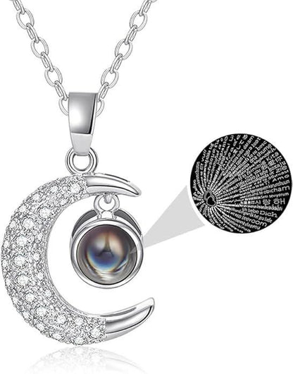 Moon Projection Necklace (Valentine Special)